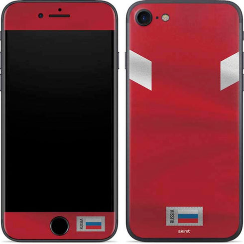 Russia Soccer Flag iPhone 8 Skin